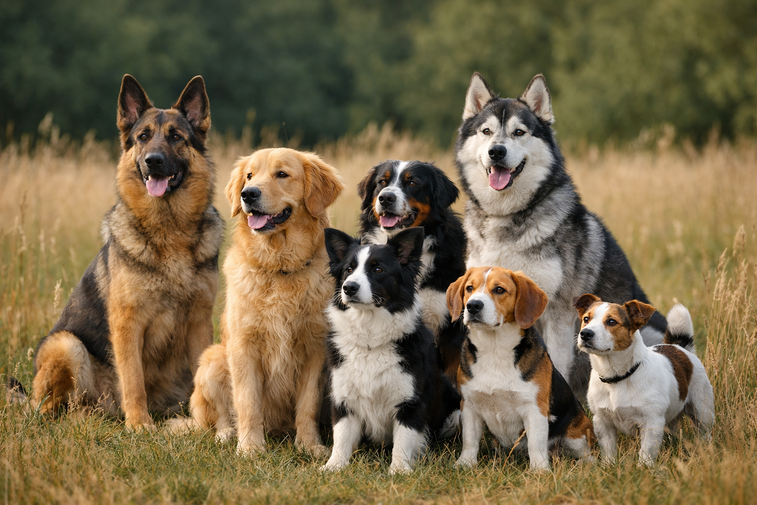 Rêver de plusieurs chiens : signification et interprétation