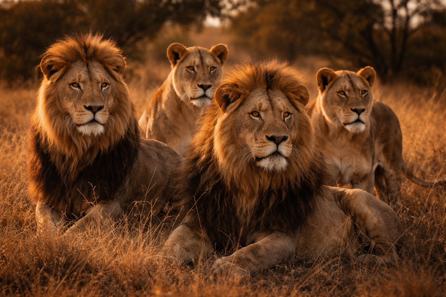 Rêver de plusieurs lions : signification et interprétation