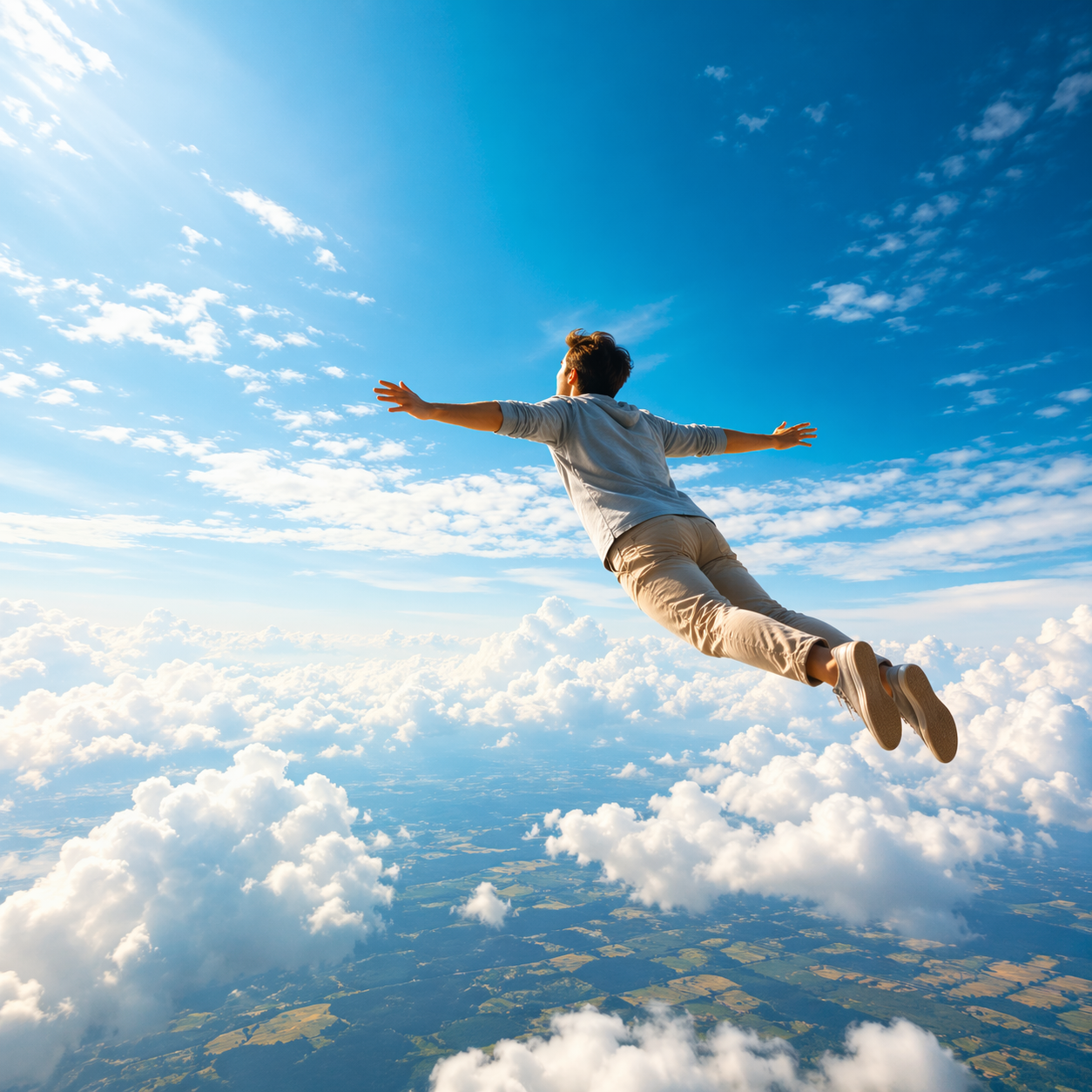 Rêver de voler dans le ciel : quelle signification ?
