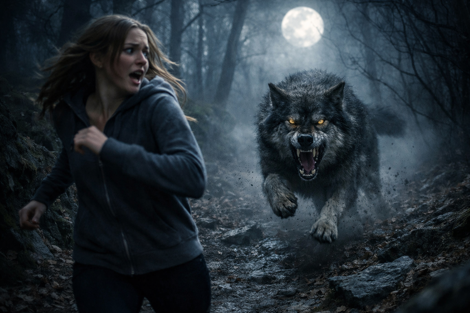 Rêver de loup qui poursuit : signification et interprétation
